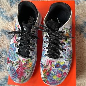 Nike Free Floral Running Shoes